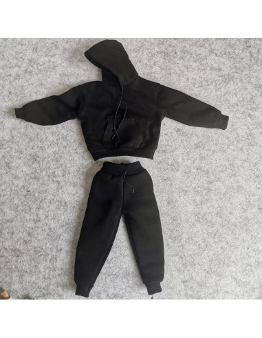Conjunto Sudadera y Pantalones 1/6 Negro SSbeauty M
