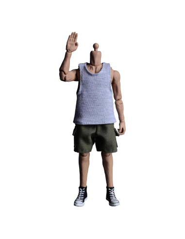 Muñeca 1/12 Meetoget Ropa Deportiva Camiseta Gris