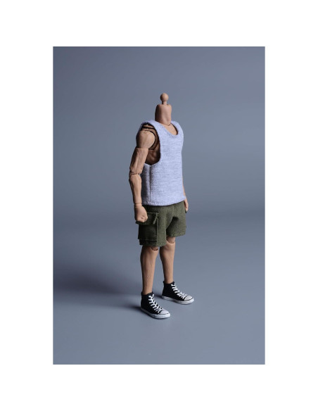 Muñeca 1/12 Meetoget Ropa Deportiva Camiseta Gris