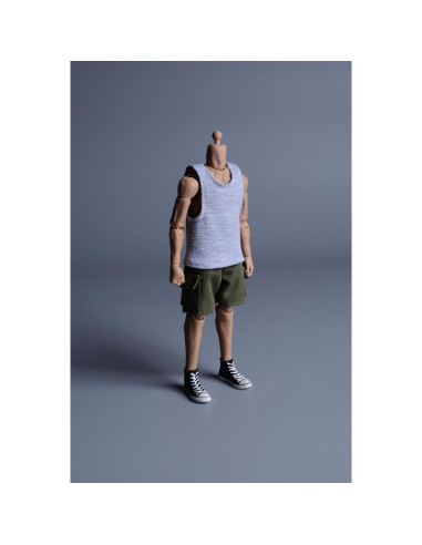 Muñeca 1/12 Meetoget Ropa Deportiva Camiseta Gris