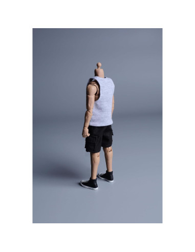 Muñeca 1/12 Meetoget Ropa Deportiva Camiseta Gris