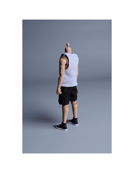 Muñeca 1/12 Meetoget Ropa Deportiva Camiseta Gris