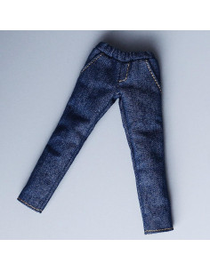 Pantalones de Mezclilla Meetoget 1/12 para Figura Masculina 2