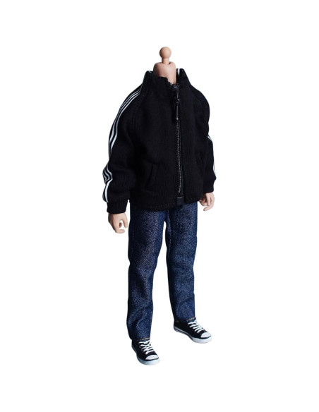 Pantalones de Mezclilla Meetoget 1/12 para Figura Masculina