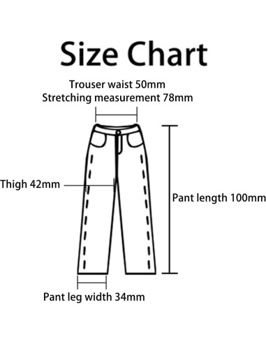 Pantalones de Mezclilla Meetoget 1/12 para Figura Masculina