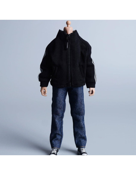 Pantalones de Mezclilla Meetoget 1/12 para Figura Masculina