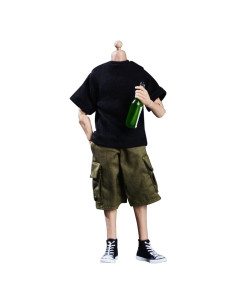 Pantalones de Trabajo Meetoget para Figura 1/12 Verde