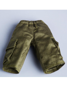 Pantalones de Trabajo Meetoget para Figura 1/12 Verde 2