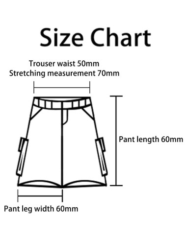 Pantalones de Trabajo Meetoget para Figura 1/12 Verde