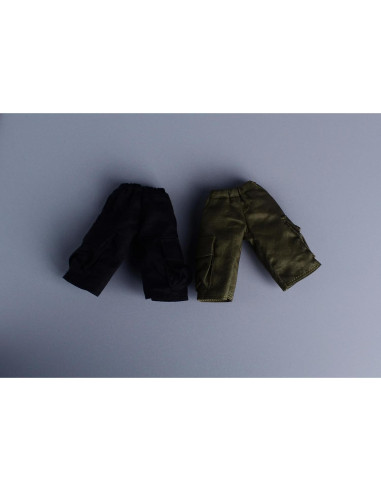 Pantalones de Trabajo Meetoget para Figura 1/12 Verde