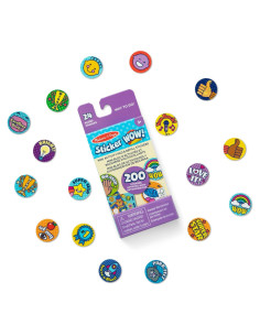 Melissa & Doug Sticker WOW! Mini Pad 200 Stickers Repuesto