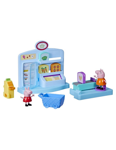Juego de Supermercado Peppa Pig con Figuras y Accesorios