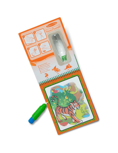 Bloc de Actividades Melissa & Doug Selva Water Wow! 4 Páginas