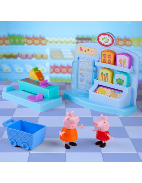 Juego de Supermercado Peppa Pig con Figuras y Accesorios