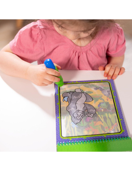 Bloc de Actividades Melissa & Doug Selva Water Wow! 4 Páginas