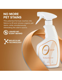 Zero Odor Removedor de Manchas y Olores de Mascotas 473ml 2