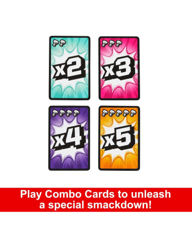 Juego de Cartas Rock 'Em Sock 'Em Robots Mattel 2 Guantes