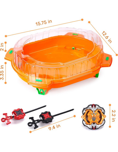 Conjunto de Espadas COCOFOX 12 Tops 3 Lanzadores Estadio