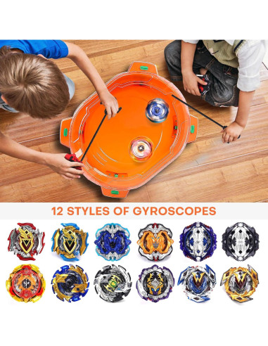 Conjunto de Espadas COCOFOX 12 Tops 3 Lanzadores Estadio