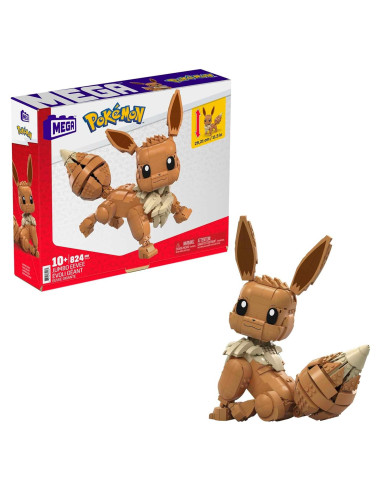 Set de Construcción Mega Construx Jumbo Eevee 824 Piezas