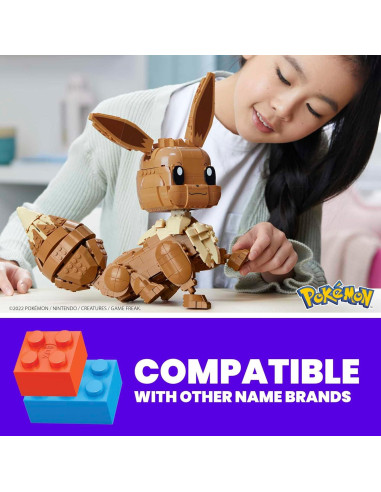 Set de Construcción Mega Construx Jumbo Eevee 824 Piezas