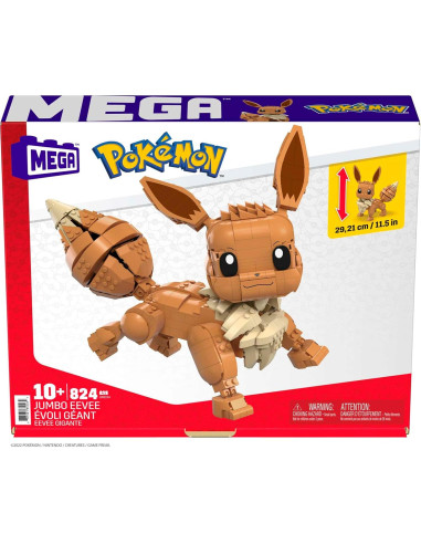 Set de Construcción Mega Construx Jumbo Eevee 824 Piezas