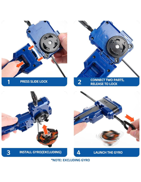 Lanzador AIBREAY X1 con agarre fácil para batallas