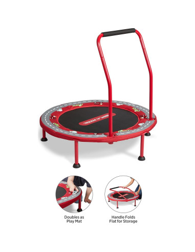 Trampolín 2-en-1 Radio Flyer para Niños con Alfombra