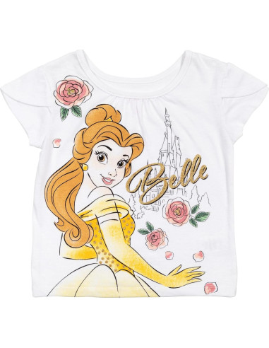 Conjunto 3 Piezas Niña Disney Princess Moana Falda Tul