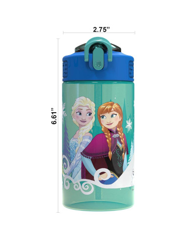 Botella de Agua 500 ml Zak Designs Frozen Anna y Elsa