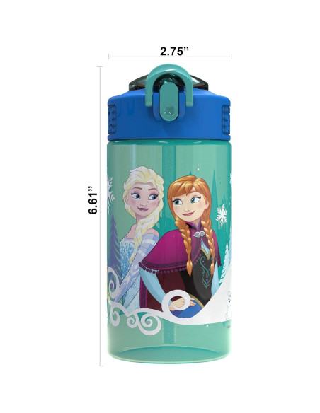 Botella de Agua 500 ml Zak Designs Frozen Anna y Elsa