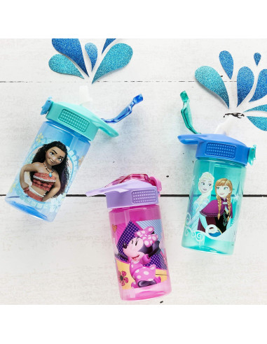 Botella de Agua 500 ml Zak Designs Frozen Anna y Elsa