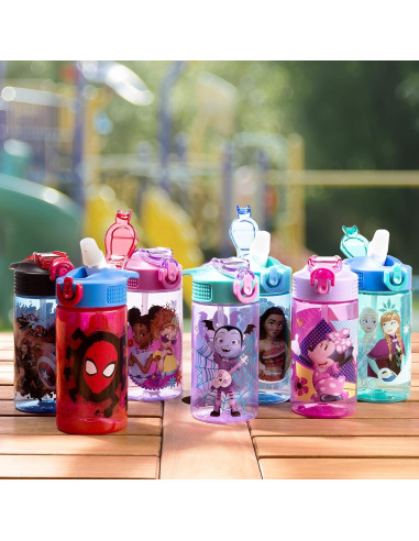 Botella de Agua 500 ml Zak Designs Frozen Anna y Elsa