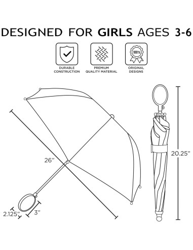 Paraguas para Niños Disney Frozen Minnie 50.8x63.5cm