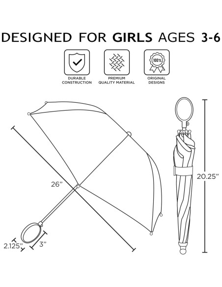 Paraguas para Niños Disney Frozen Minnie 50.8x63.5cm