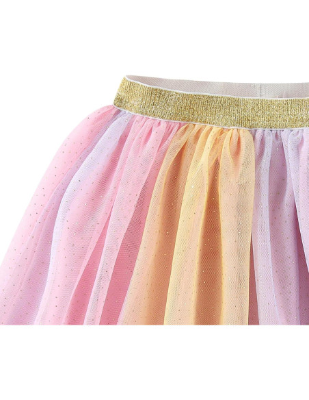 Conjunto camiseta y falda de tul Disney Frozen para niñas