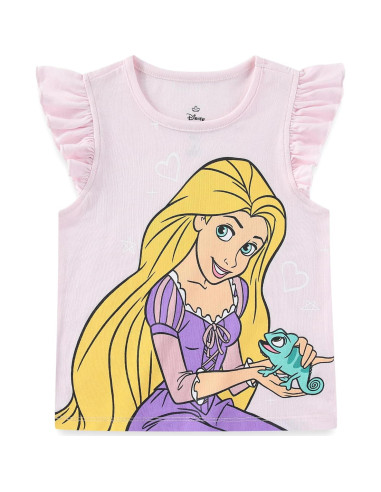 Conjunto Falda y Camiseta Frozen Niñas 2T a 10 Rosa/Púrpura