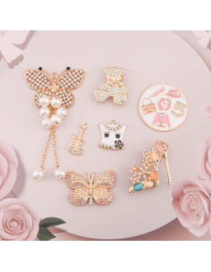 Encantos de Zapato de Metal con Calavera para Mujeres y Niñas 2