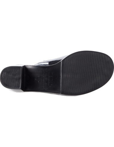 Mule Melissa 32233 Negro Tacón Grueso Vegano 30x27cm