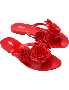 Chanclas Melissa Harmonic para Mujeres - Rojo 23x9cm 2