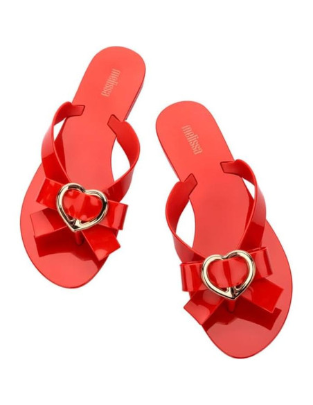Chanclas Melissa Harmonic Hot Rojo 23x9cm Resistentes
