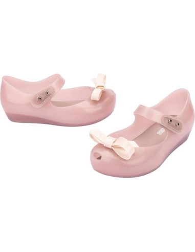 Zapatos Mini Melissa Ultragirl Bow Beige 21.5x13.2 cm
