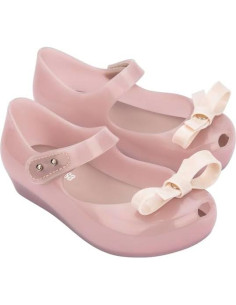 Zapatos Mini Melissa Ultragirl Bow Beige 10 Niña Pequeña 2