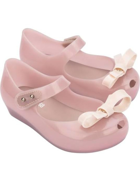Zapatos Mini Melissa Ultragirl Bow Beige 10 Niña Pequeña
