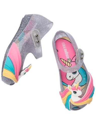 Zapatos Bailarina Mini Melissa Unicornio Niña 19.5x8x7.1cm