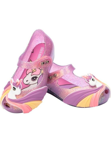 Zapatos Bailarina Mini Melissa Ultragirl Unicornio Niña 19.5cm