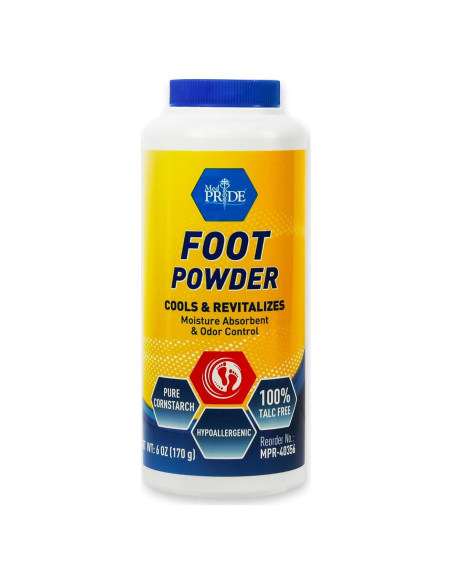 Polvo para Pies Hipoalergénico MedPride 170g - Control de Olores