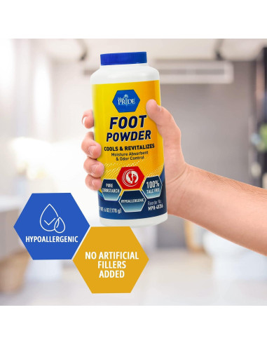 Polvo para Pies Hipoalergénico MedPride 170g - Control de Olores