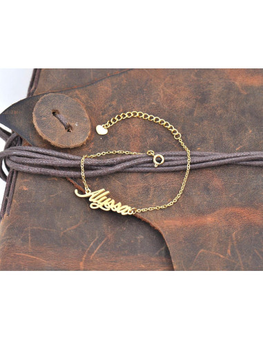 Collar HUAN XUN Te Quiero Mamá Hija 40 cm Oro 18k