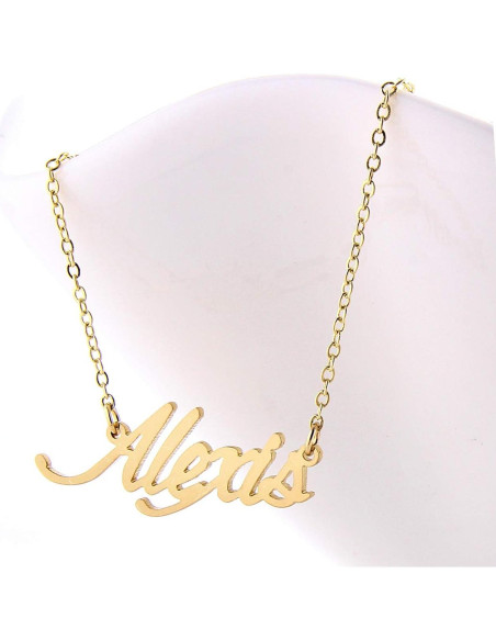 Collar HUAN XUN Te Quiero Mamá Hija 40 cm Oro 18k